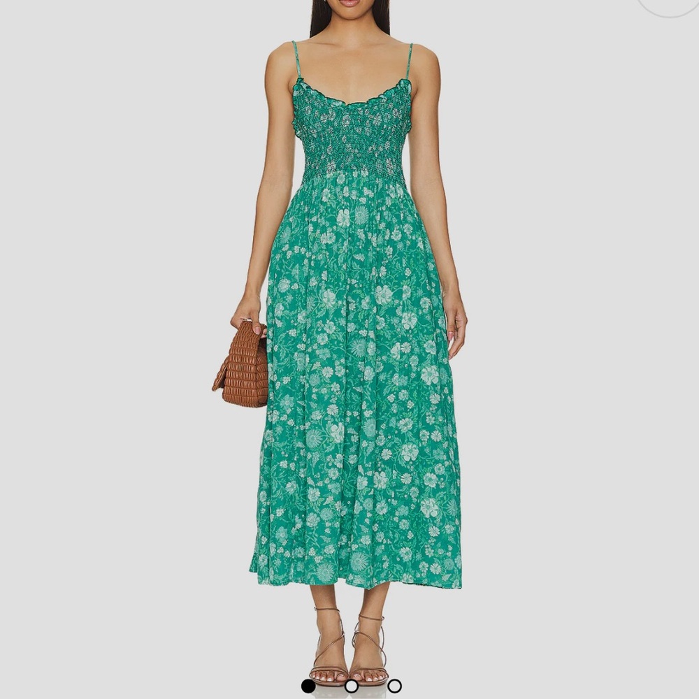 Free People sweet nothings Floral Midi Dress